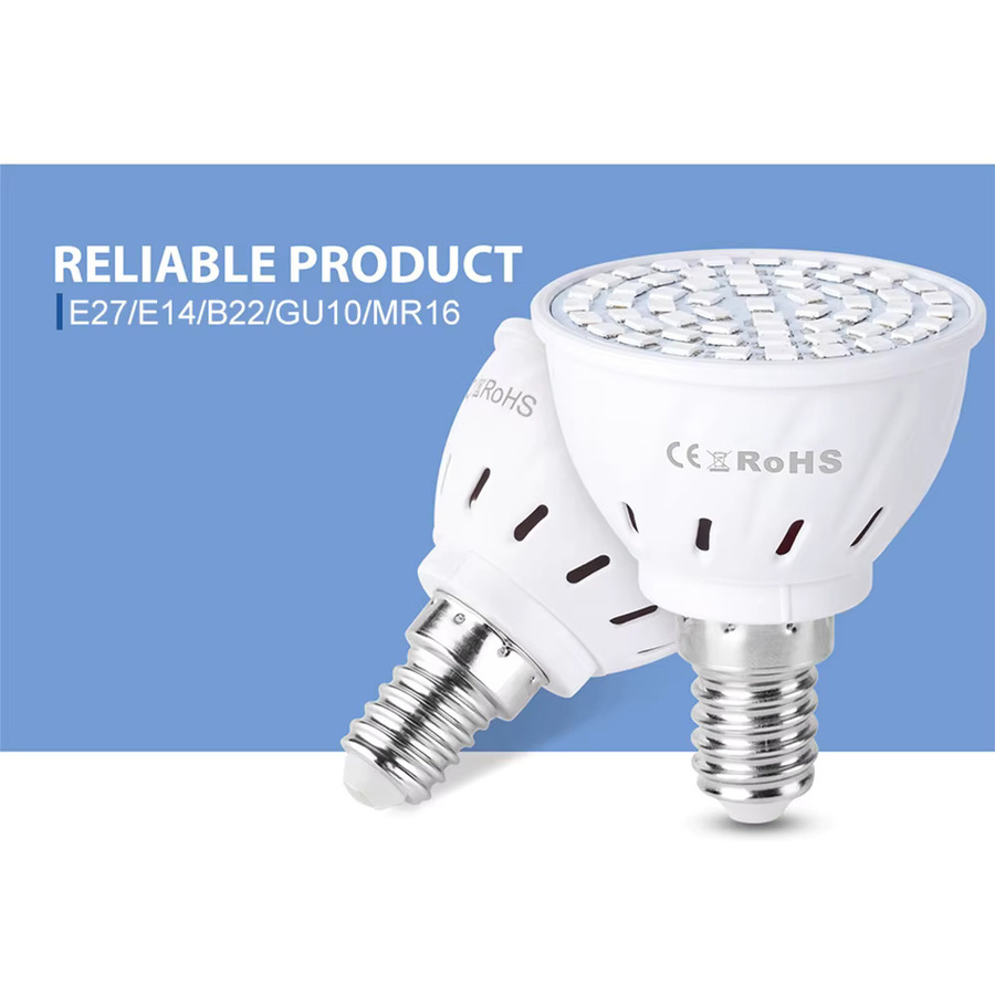 CanLing 2er Set LED Pflanzenlampe E27 9W in Weiß zur Beleuchtung von Sukkulenten und Moos - Bild 2