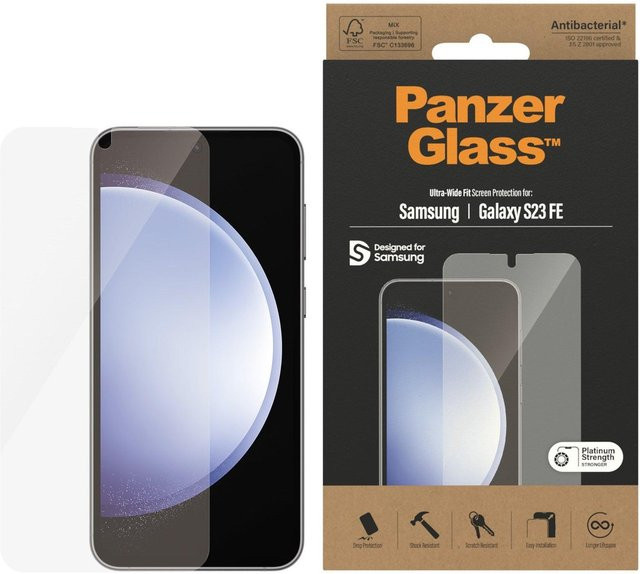 Samsung Galaxy S23 FE Displayschutz Ultra-Wide Fit transparent - Bild 1