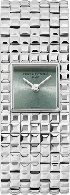 Frederique Constant Damenuhr, Quarz, Edelstahl, Grün, 26 mm - Bild 1