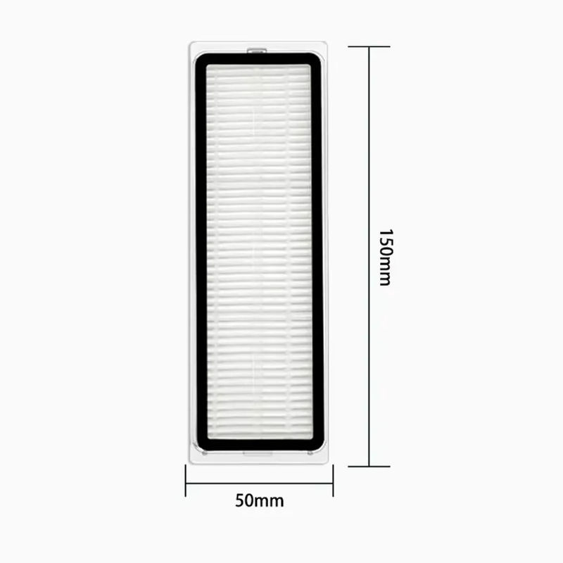 GIOIO Ersatzteil-Set für Xiaomi Robot Vacuum X10 Plus und X10 mit Hauptbürste, Seitenbürste, HEPA-Filter, Mopptuch und Staubbeutel in Multicolor - Bild 2