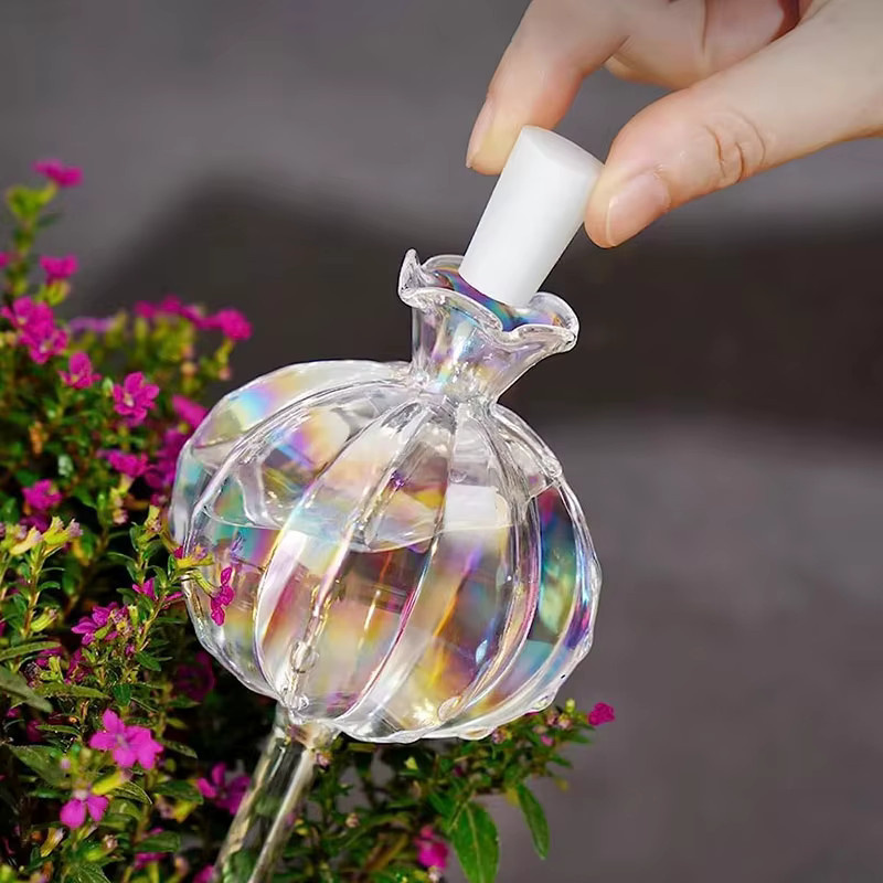 CZSAE Automatische Pflanzenbewässerung in Glühbirnenform aus transparentem Glas für einfache Bewässerung deiner Blumen und Pflanzen - Bild 3