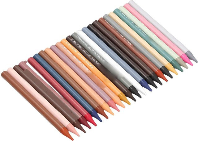 24 Farben Buntstift Set mit ölbasierter Pigmentierung in Multicolour für Erwachsene und Schüler - Bild 1