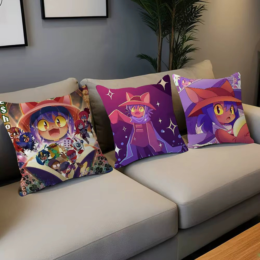 Potdemiel Anime Niko Oneshot Kissenbezug im Aesthetic Bauernhaus Stil für deine Couchdekoration - Bild 3