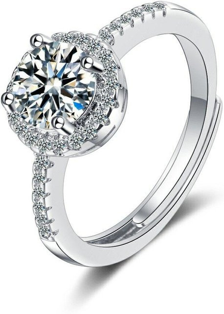 Ring 925 Silber, Zirkonia, Damen - Bild 1