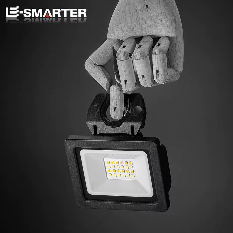 ESMARTER USB wiederaufladbare LED-Taschenlampe mit COB-Arbeitsleuchte, magnetisch und drehbar, Schwarz - Bild 5