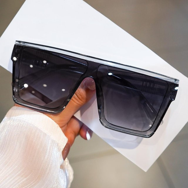 Yiran Health & Beauty Sonnenbrille, quadratisch, Vollrand, Unisex, schwarz, Kunststoff - Bild 1