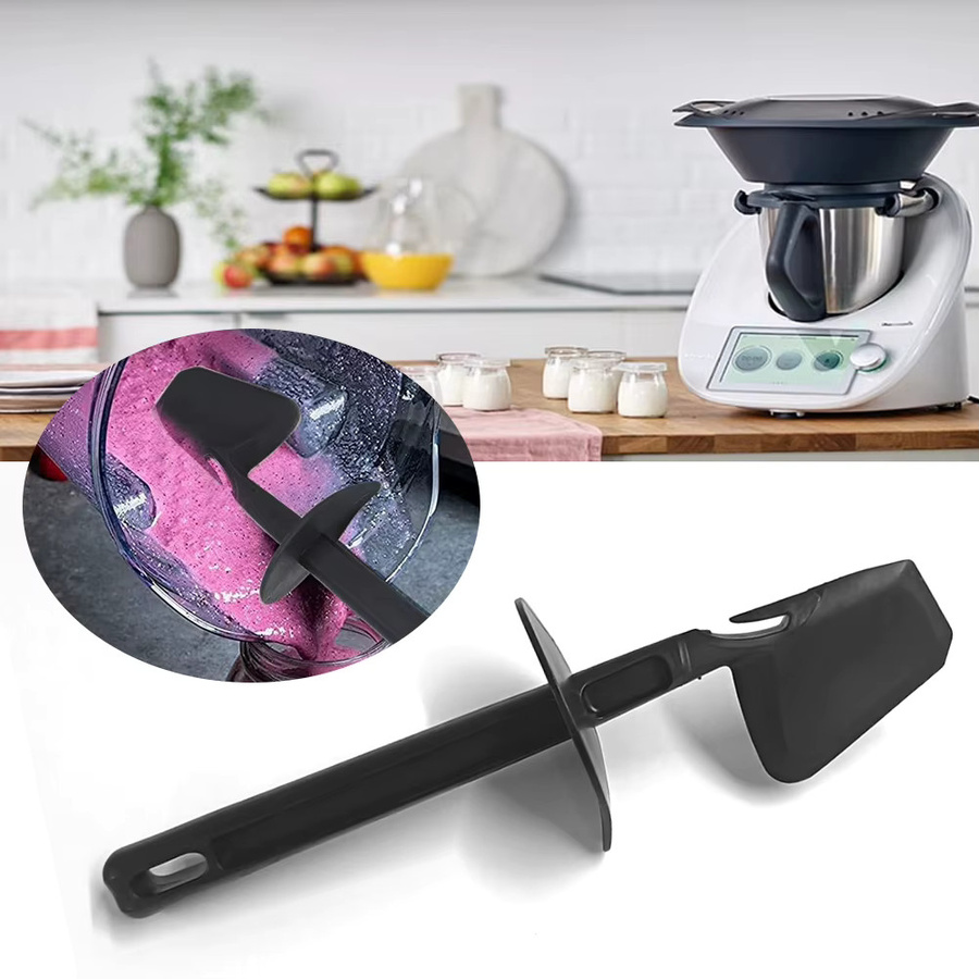 Vorwerk Spatel-Schaber aus Silikon in Schwarz für Thermomix TM31 TM5 TM6 - Bild 4