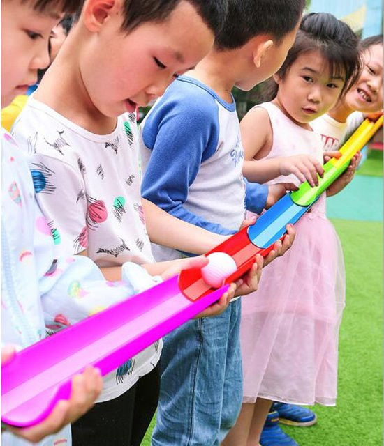 Meade U-förmiger Rillenball, Outdoor-Spaßspiel, Kunststoff, Bunt / Mehrfarbig - Bild 1
