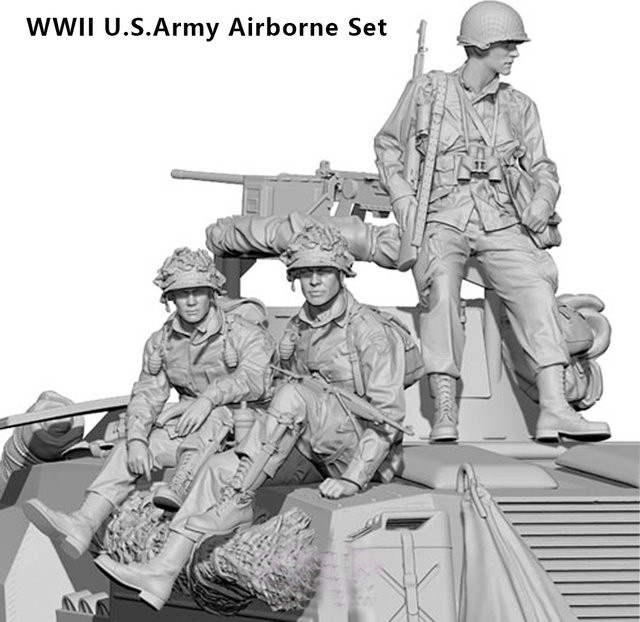 U.S. Army Soldat, Resin-Modellfigur, 1:35, Militär, Einzelfigur - Bild 1