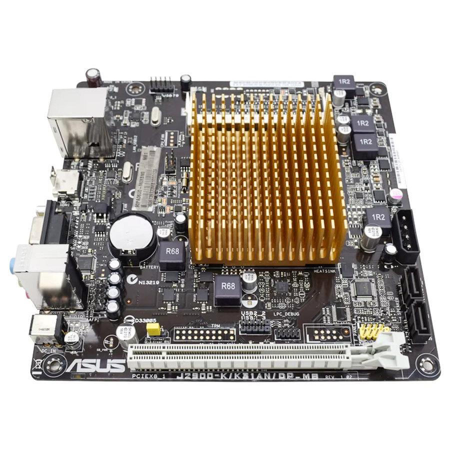 Asus J2900-K Mini ITX Motherboard mit integrierter J2900 Dual-Core-CPU, DDR3, PCIe 2.0 x16, SATA 6 Gbit/s und USB 3.0 in Schwarz - Bild 4