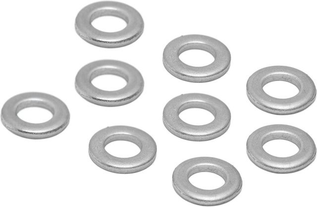 TOMTOP JMS Unterlegscheiben Flach aus Edelstahl in Silber, 120 Stück, Dicke: 4 mm, Innendurchmesser: 7 mm - Bild 1