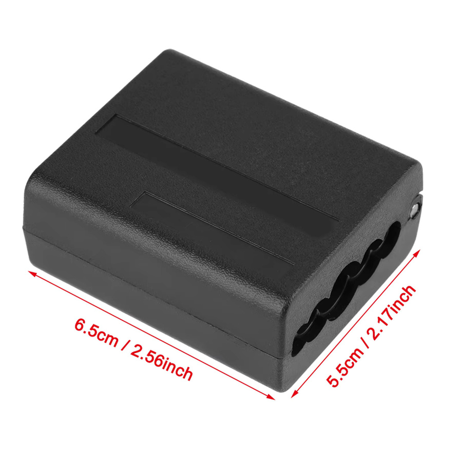 Flachbandkabel-Abisolierer für 4,5–11 mm mit Glasfaserpuffer und losem Röhrenschneider in Schwarz - Bild 6