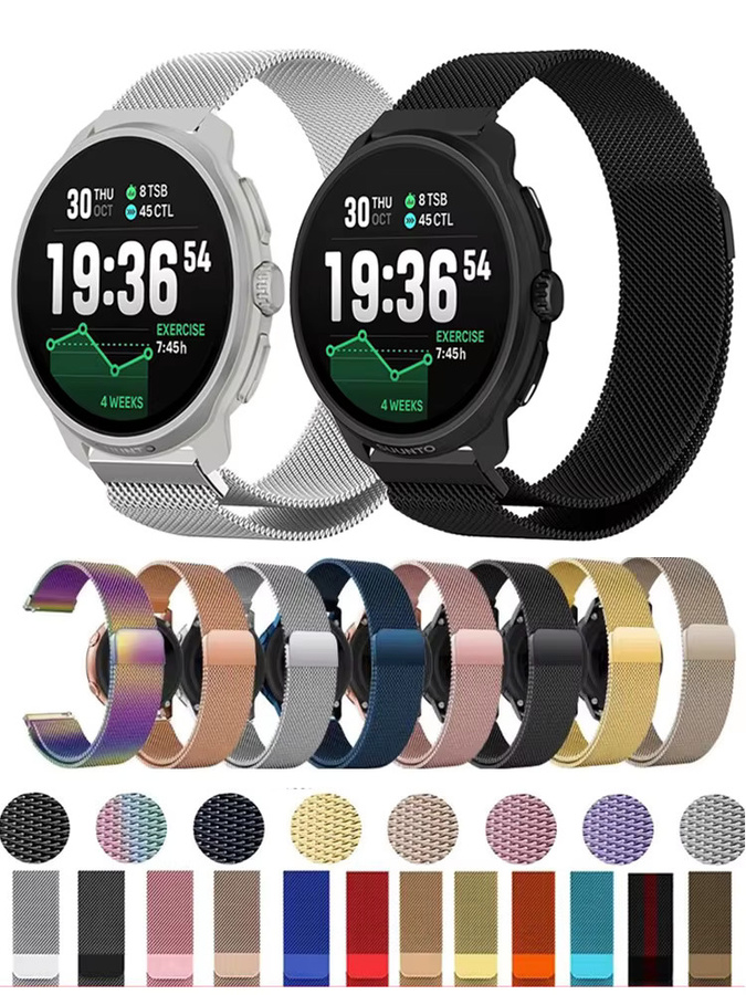 Uhrenarmband Milanaise Loop, Edelstahl, Unisex, 22 mm, 20 mm - Bild 7