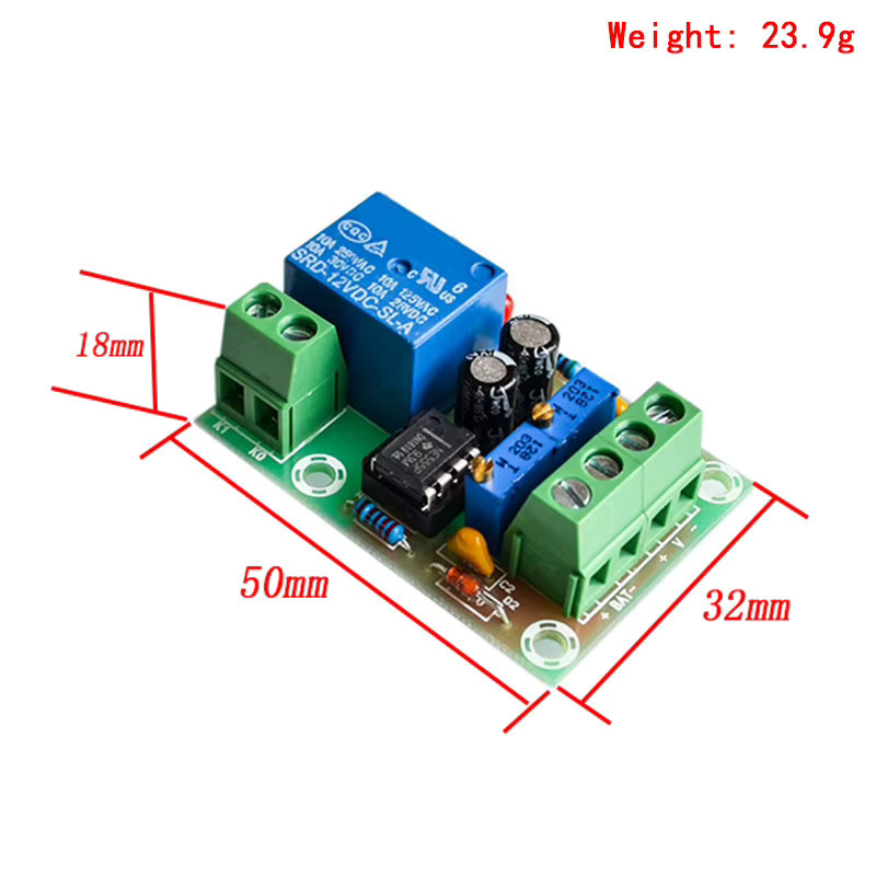 Si Tai&SH XH-M601 Batterieladesteuerplatine 12 V Intelligentes Ladegerät Netzteil Steuermodul in Grün - Bild 2