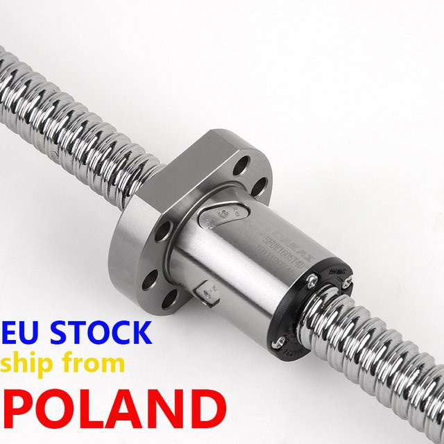 DAKAI Kugelumlaufspindel SFU1605 mit Einzelkugelmutter in Silber für CNC-Teile und 3D-Drucker - Bild 1