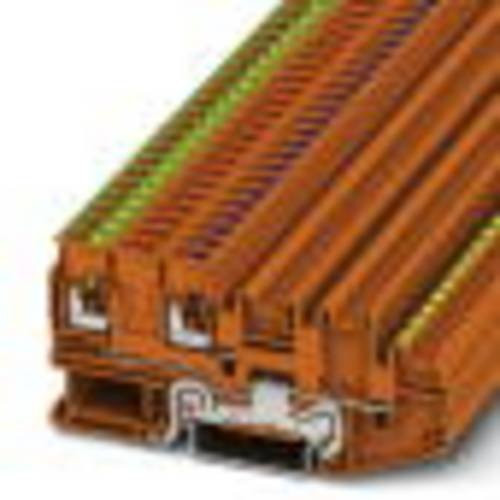 Phoenix Contact 3244481 Initiatoren- und Aktorenklemme mit Push-Lock-Federanschluss, Orange, 50 Stück - Bild 1