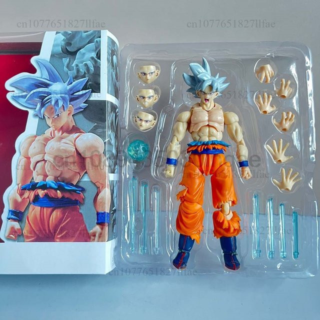Bandai Dragon Ball Z Son Goku Actionfigur, Weißes Haar, Einzelfigur - Bild 1