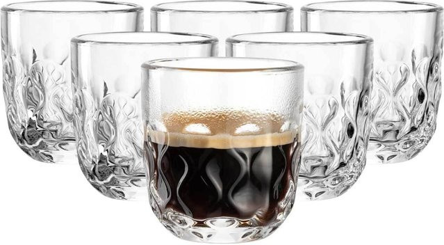 Leonardo Gocce Espressogläser Set, 6er Pack, transparent, 60 ml pro Glas - Bild 1