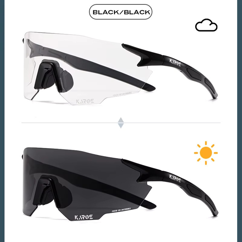 Karos Sportsonnenbrille, Unisex, Vollrand, Wrap - Bild 1