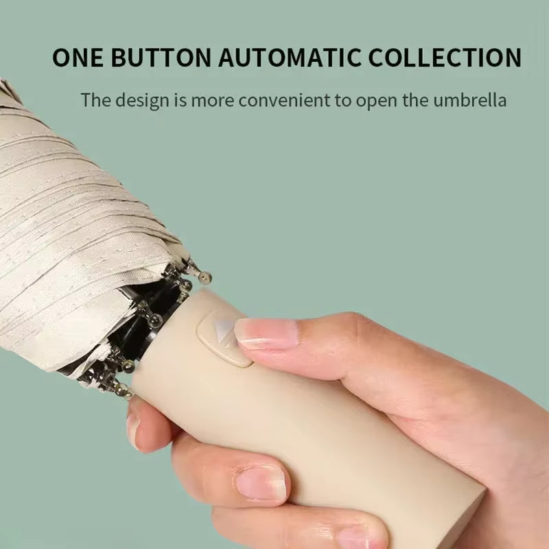 Xiaomi Vollautomatik-Regenschirm mit 24 Knochen und Doppelknochen-System in Blau aus Aluminium mit UV-Schutz und Windbeständigkeit - Bild 1