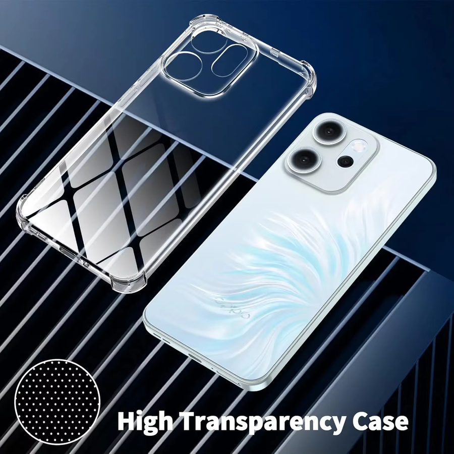 Stoßfeste TPU Schutzhülle für OPPO Reno 14 Pro, 14F und Reno14 F 5G in Transparent - Bild 5