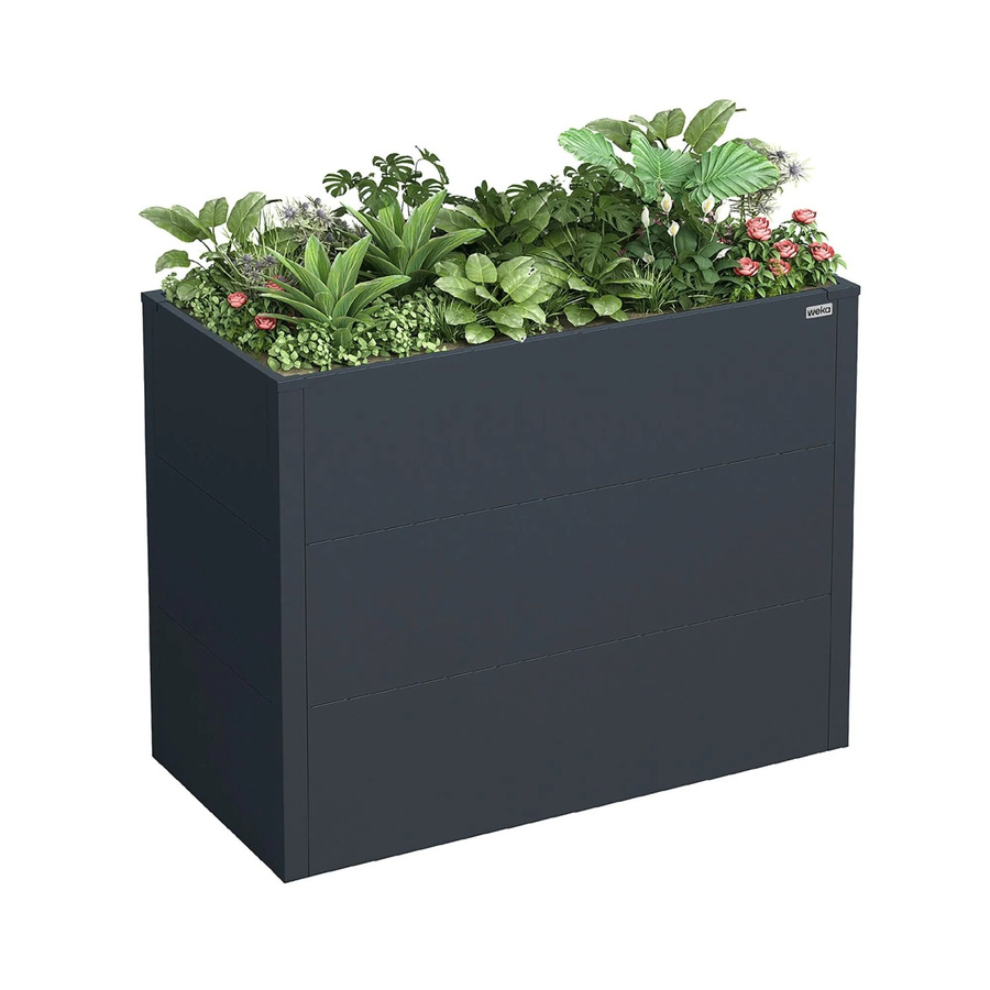 Weka Metall-Hochbeet Gary M in Anthrazit, B/T/H: 100 x 50 x 77 cm - Bild 2
