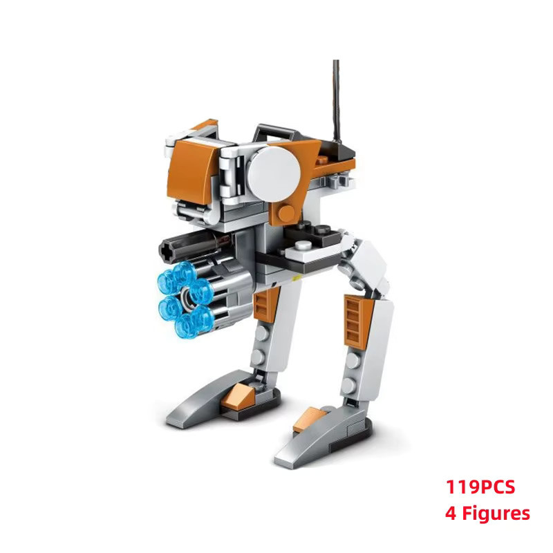 HOVFELER MOC Kämpfer X Figur, Bausteine, Bunt / Mehrfarbig - Bild 2