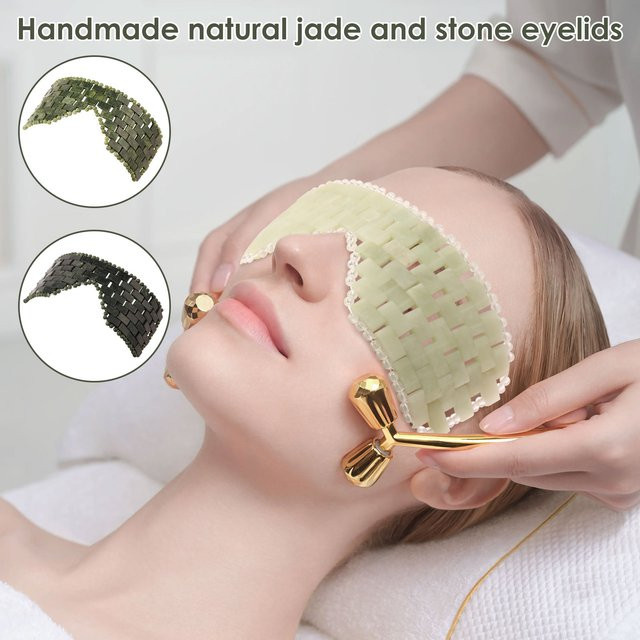 harupink Jade-Augenmaske, Grün, Unisex - Bild 1
