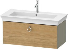 Duravit Waschtischunterschrank White Tulip in Weiß glänzend, B/T/H: 98,4 x 45,8 x 41 cm - Bild 1