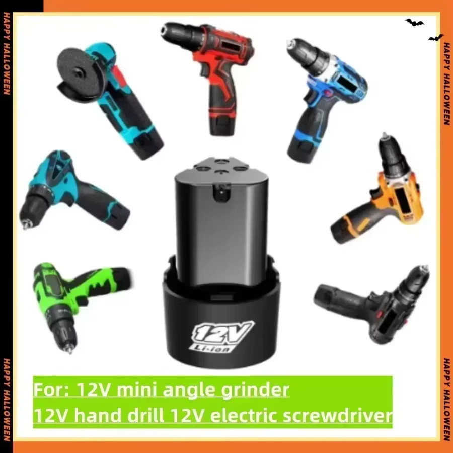 Ersatz-Akku für Elektrowerkzeuge, 12 V Li-Ion, Schwarz - Bild 4