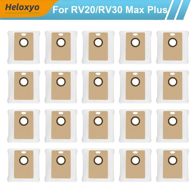 Heloxyo Ersatz-Staubbeutel aus Vlies für Tapo RV20 und RV30 Max Plus Staubsauger - Bild 1