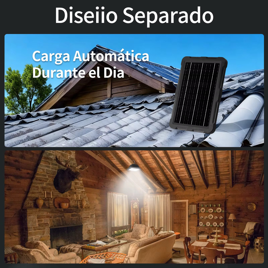 YQCHEZI 2-Kopf Solar-Pendelleuchte in Schwarz mit warmweißem LED-Licht und USB-Aufladung für Außenbereich und Garten - Bild 4