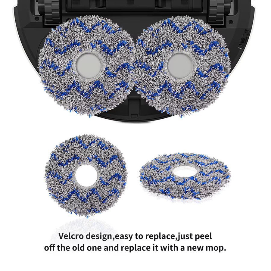 Ersatz Wischpads für ECOVACS Deebot X1 Omni, X2 Omni, X1 Omni Turbo, T30 Pro Omni, T30s Combo, X1, X2, T5, T50, T10 und T20 Omni - Bild 2
