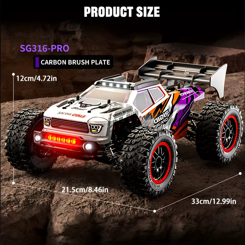 ZNLYRION SG316PRO MAX RC Offroad-Auto, 1:14, ferngesteuert, mit LED-Lichtern, ab 14 Jahren - Bild 2