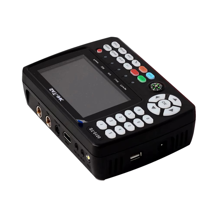 SATLINK Tragbares Kombi-Messgerät in Schwarz für DVB-S/S2/T/T2/C und MPEG-2/4 H.264/H.265 (8 Bit) Satellite Receiver - Bild 2
