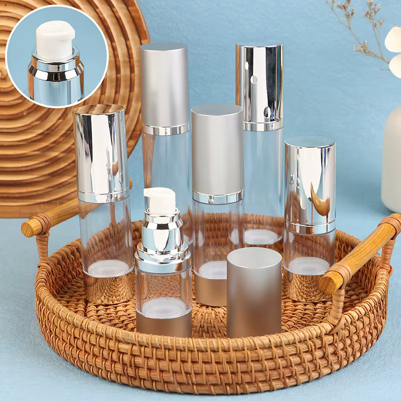 KuZHEN Leere Vakuumpumpflaschen, UV-Silber, Unisex, für Gesicht - Bild 2