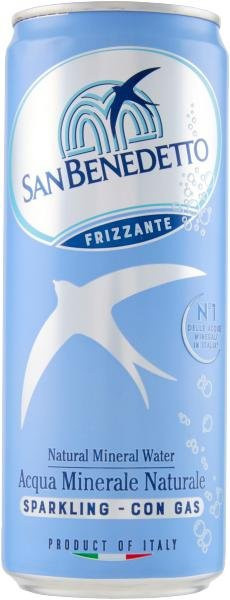San Benedetto, Mineralwasser, sprudlig, 0,33 l - Bild 1