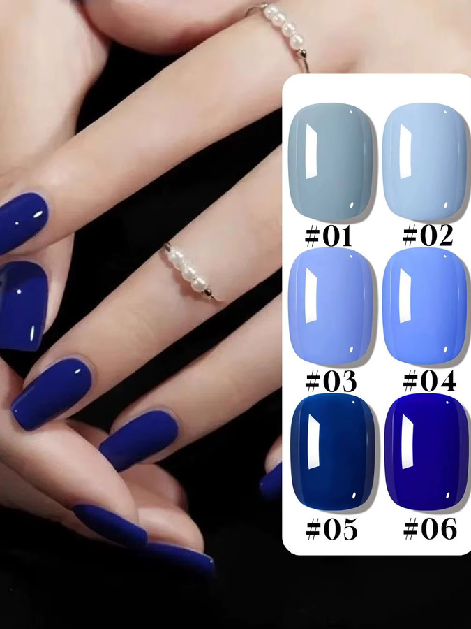 MIANEL NAIL Santorini Serie Nagellack, Blau, Glänzend, 12 ml - Bild 7