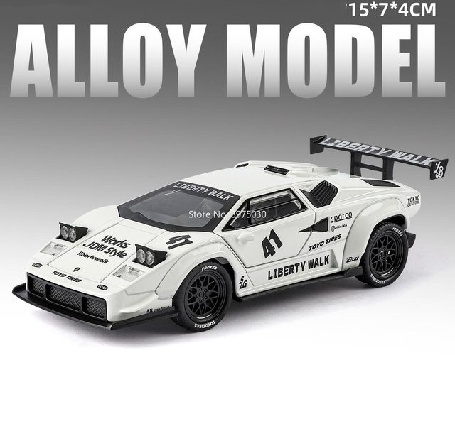 LBWK Lambor Countach Lbwk Modellauto, 1:32, Licht und Musik, ab 14 Jahren - Bild 1