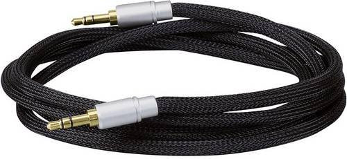 Dynavox Audio Anschlusskabel Schwarz mit 3,5 mm Klinkensteckern, 3,00 m Länge - Bild 1