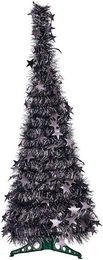 Weihnachtsbaum KRIST+ in Anthrazit und Grau, freistehend und unregelmäßig geformt - Bild 1