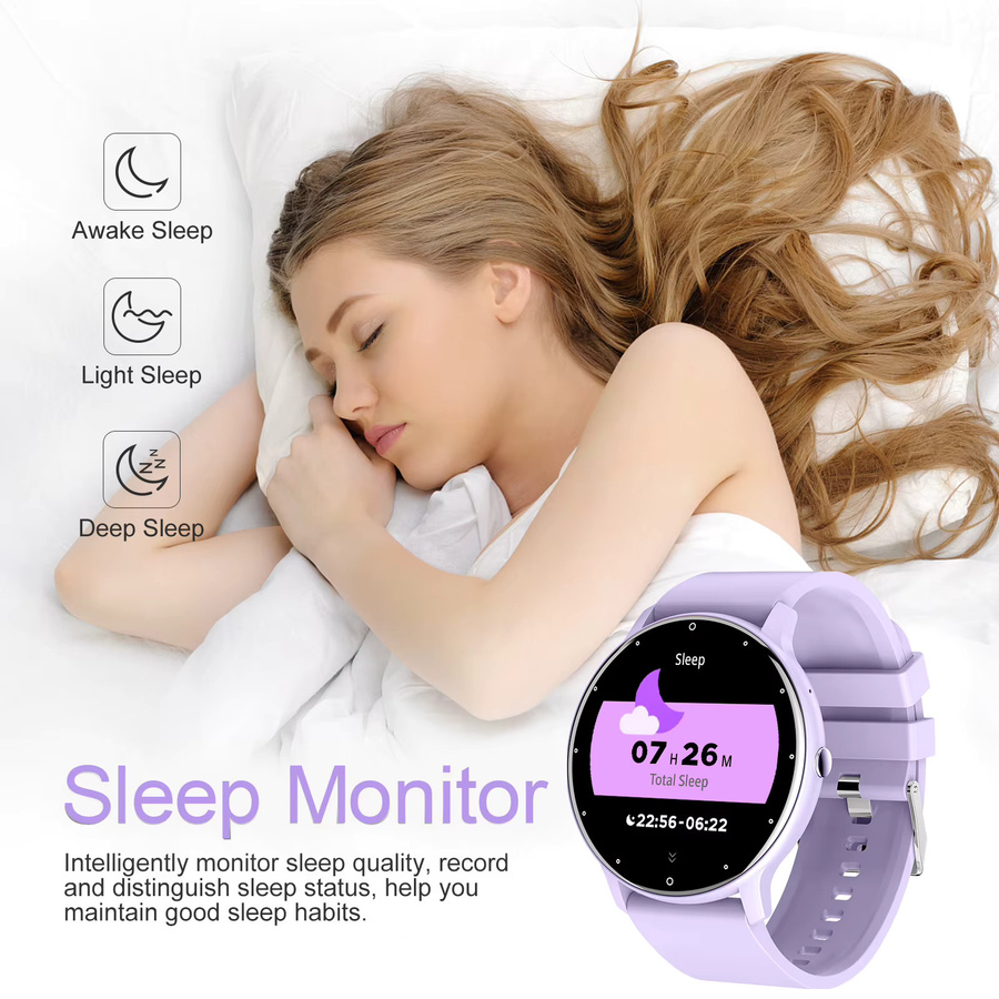 LIGE Smartwatch mit Bluetooth-Anruffunktion und IP67 Wasserdichtigkeit für Sport und Fitness, kompatibel mit Android und iOS - Bild 5