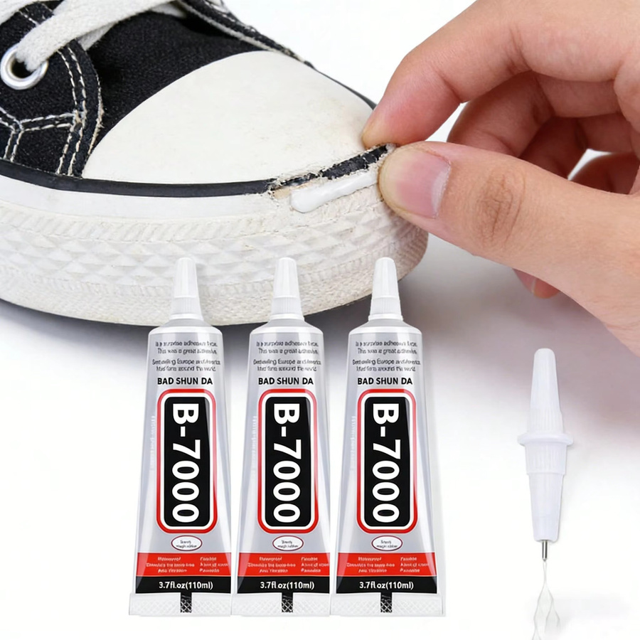 LOOLIFL B7000 Mehrzweck-Kleber, transparenter Universalklebstoff für Handy-Reparaturen und DIY-Projekte mit Applikator - Bild 3