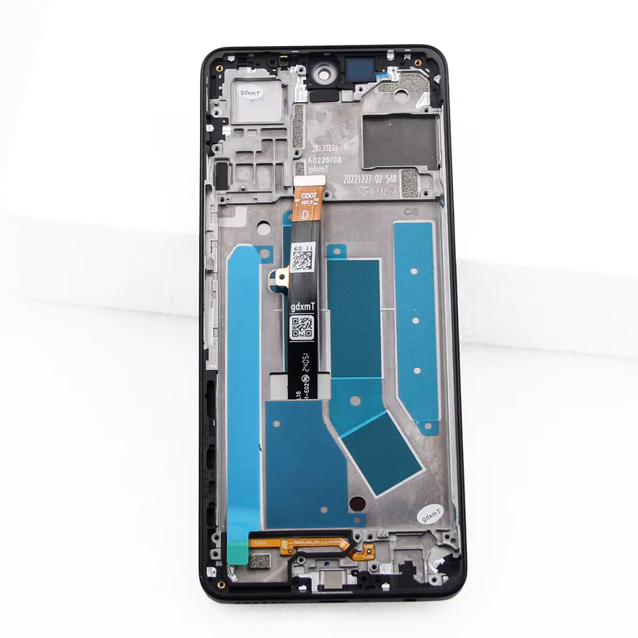 Tecno Camon 19 CI6 LCD-Display mit Touchscreen-Digitizer-Panel-Baugruppe und Rahmen in Schwarz, 6,8 Zoll - Bild 5