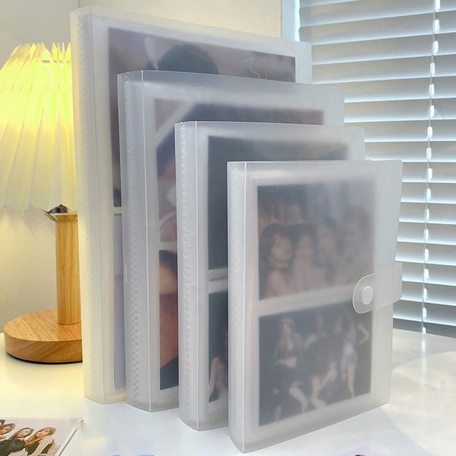 Transparentes Fotoalbum aus PVC für Photocards und Sammelkarten mit 80 oder 160 Slots - Bild 1