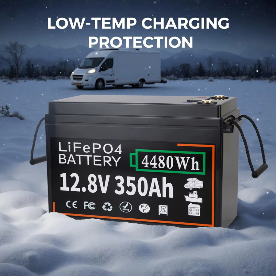 Likctt LiFePO4 Batterie mit integriertem 100A BMS für Solarenergie-Speicherung, Monitor und Trolling-Motor (12V/24V, 100Ah/150Ah/350Ah) - Bild 3