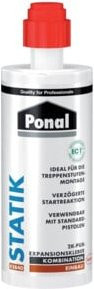 Ponal Statik 2K PUR-Ex Expansionskleber MDI in Weiß, 165 g - Bild 1