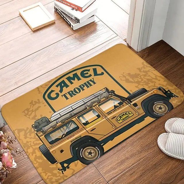 Personalisierte Camel Trophy Defender Fußmatte, rutschfest, für Küche, Badezimmer oder Garage - Bild 1