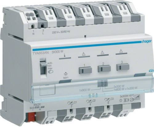 Hager Universal-Dimmaktor TYA663AN in Weiß - Bild 1