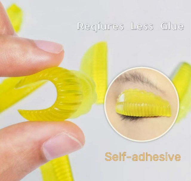 JCSYFAC Wimpernlifting-Set, 4 Paar, Silikon-Laminierpads, 3D-Wimpernzange, Unisex - Bild 1